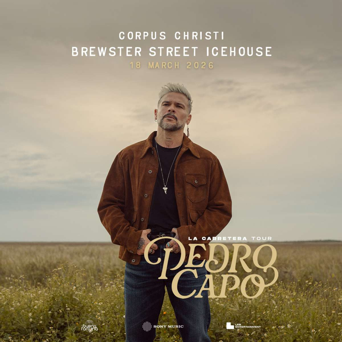 Pedro Capó - Postponed to Oct 22, 2026 | Brewster Street Ice House