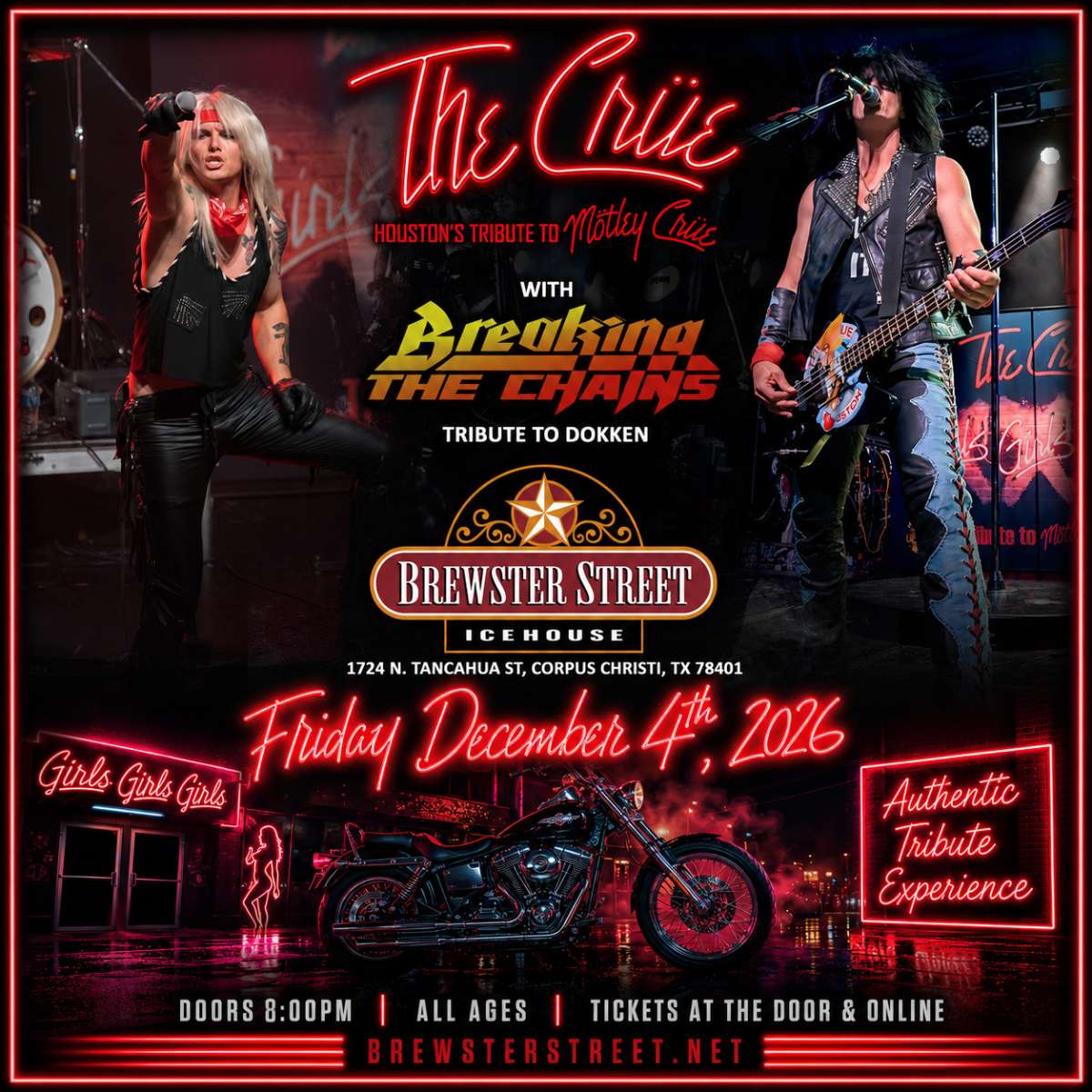 THE CRUE: A MOTLEY CRUE TRIBUTE EXPERIENCE